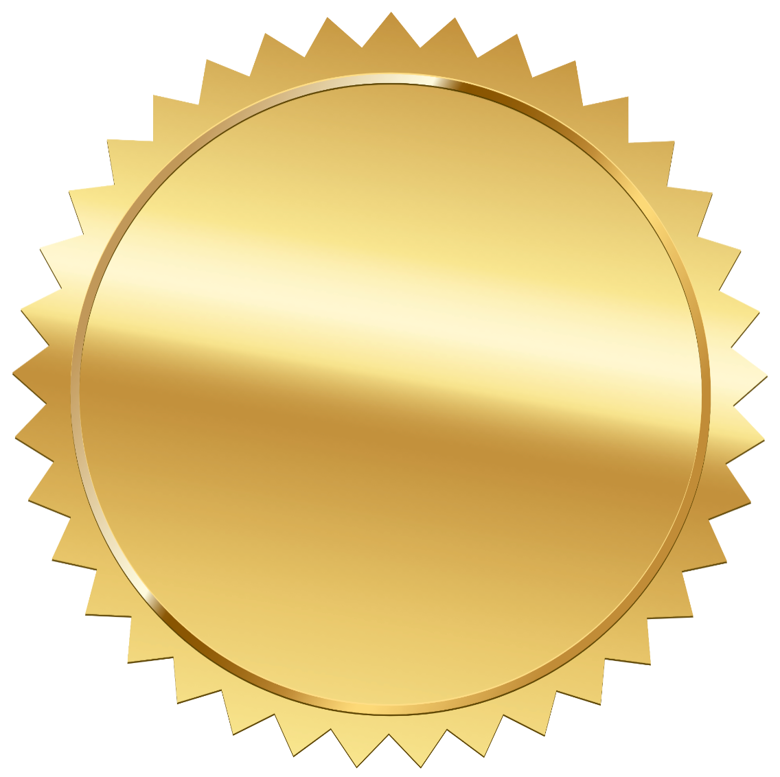 Pegatinas Doradas Personalizables