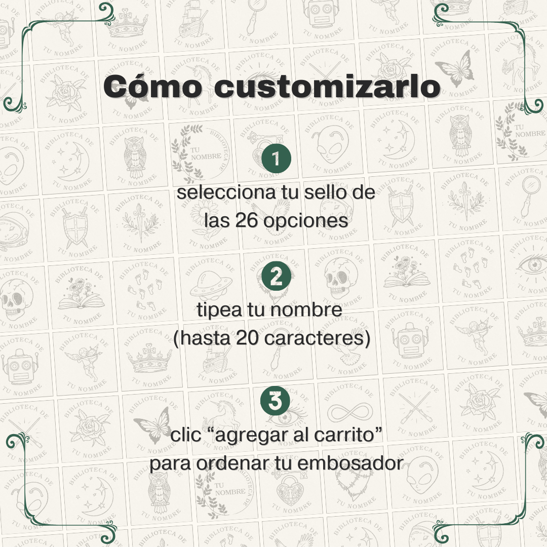 Marcador de Libros Personalizado