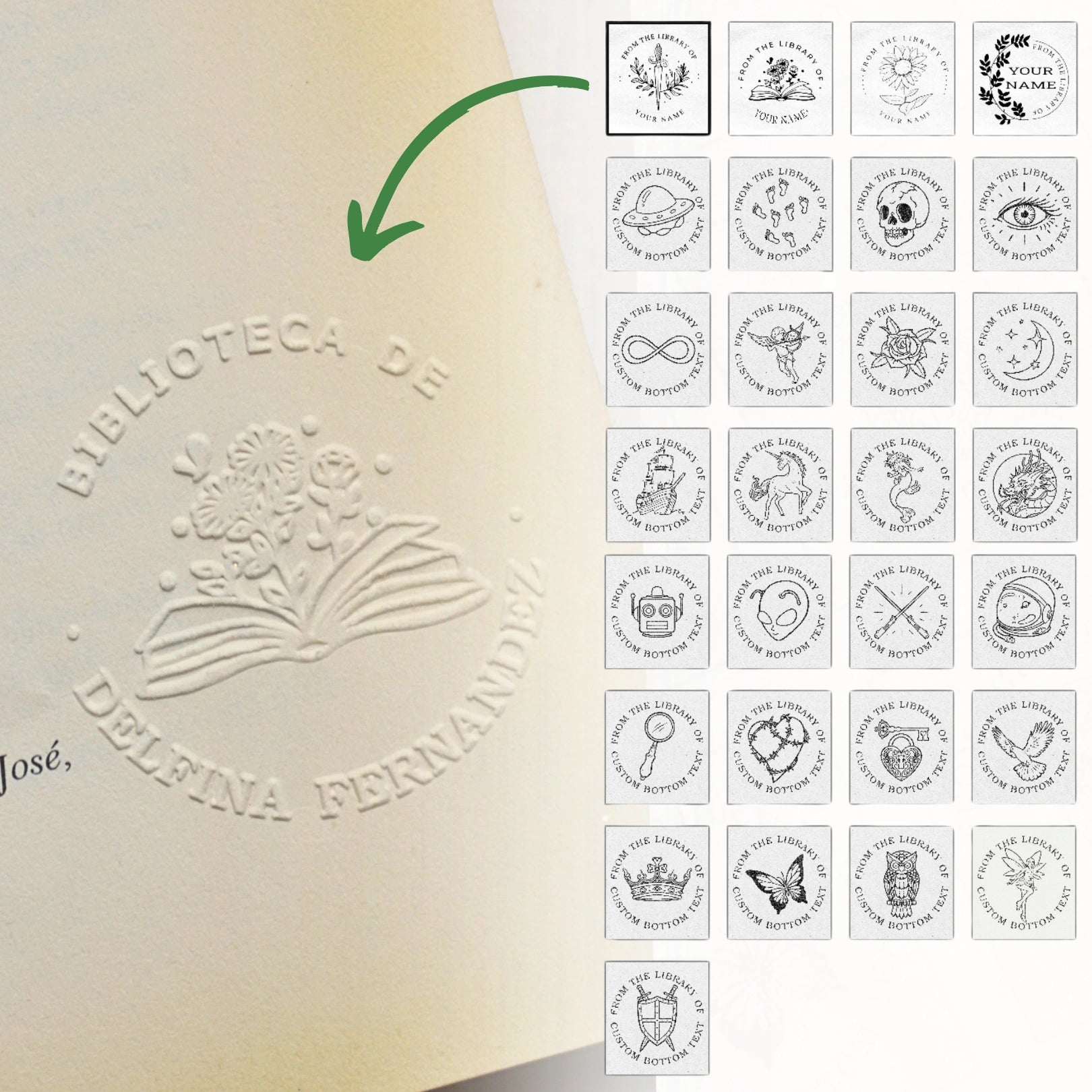Embosador de Libros Personalizado